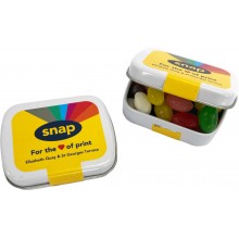 Small Rectangle Tin filled with Jelly Beans 30g *Plastic Free*